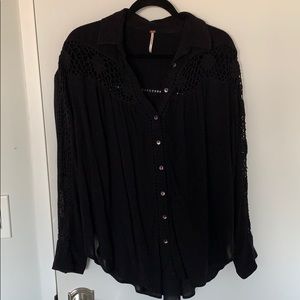 Free People Button down shirt